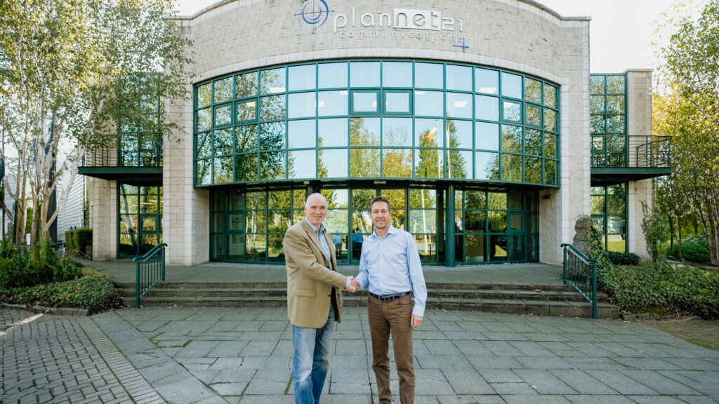 CEO Peter Carroll, PlanNet21 Group og Group CEO Erik Bertman, Conscia.