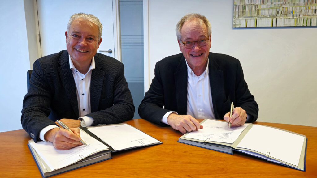 Fra venstre: Marcel Cappetti, CEO, Conscia Benelux & Ernst Nijkerk, ejer, Silta.