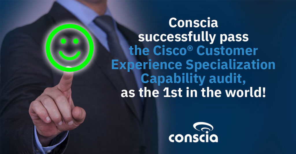 Conscia bliver verdens første Cisco Advanced Customer Experience Specialization partner i flere lande – featured image