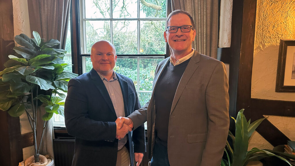 Richard Titheradge, CEO, ISN & Neil Pemberton, GM, Conscia UK.