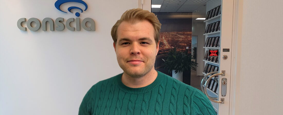 Robin Remming ny nätverkskonsult på Conscia Väst Göteborg