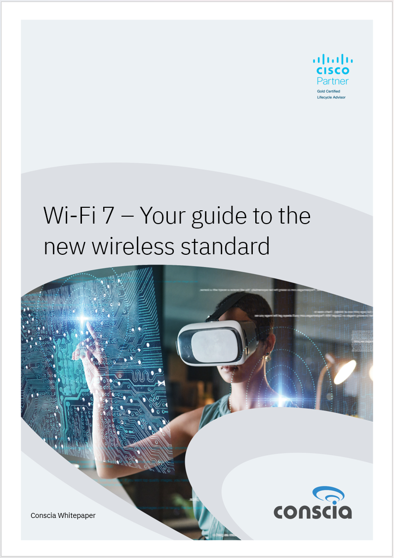 Whitepaper frontpage: Wi-Fi 7 - Your guide to the new wireless standard