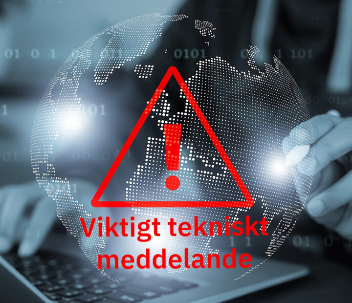 Cyber-attack hot viktig uppdatering meddelande