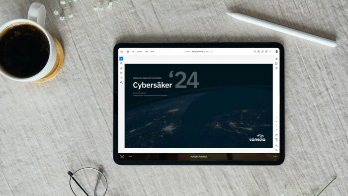 Cybersäker 2024 on tablet