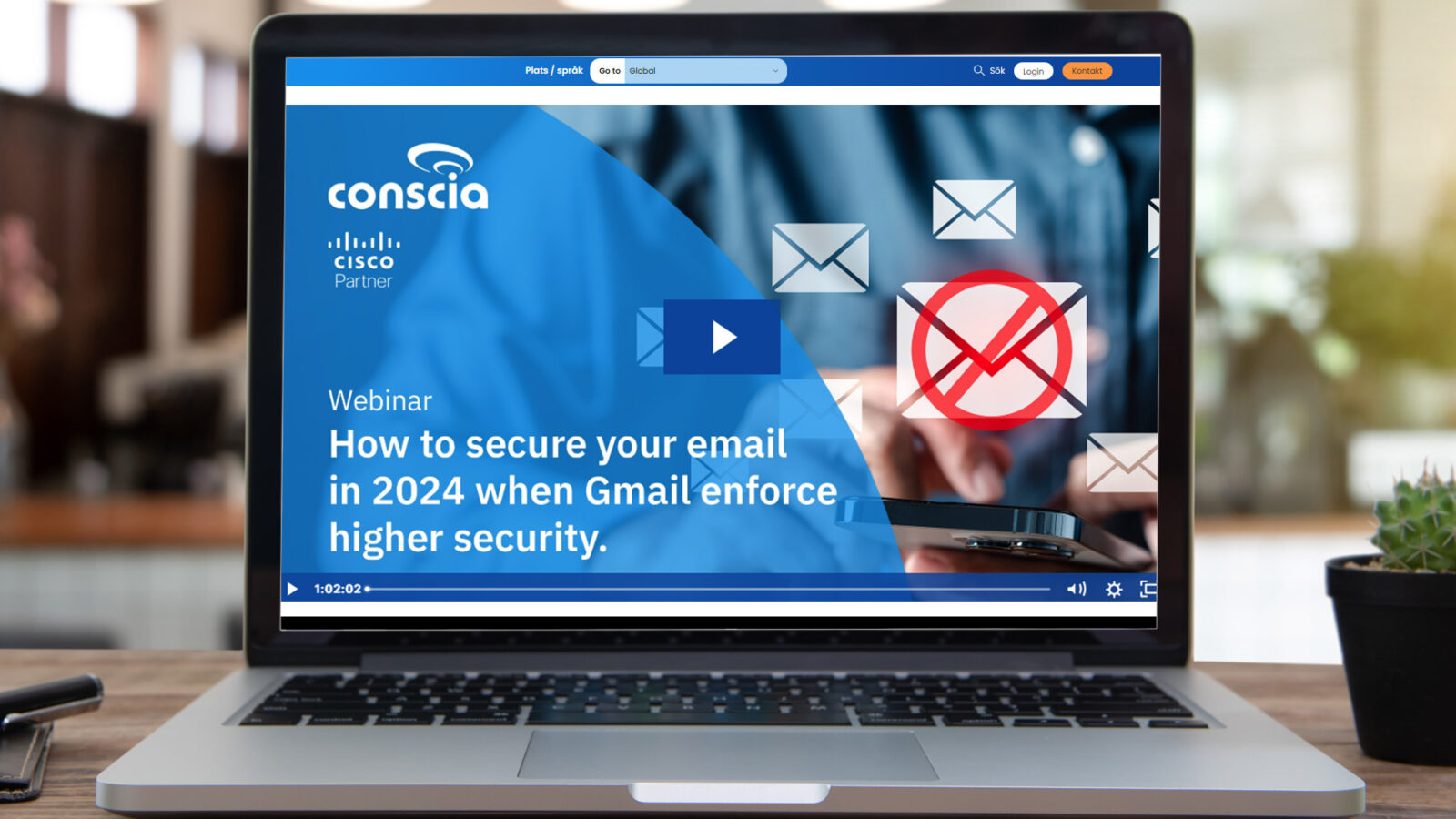 Webinar Secure Email Feature