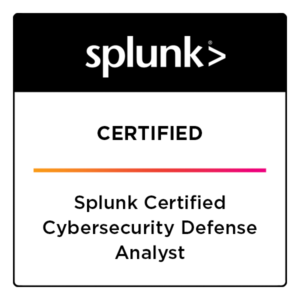 Splunk Certified Cybersecurity Defense Analyst