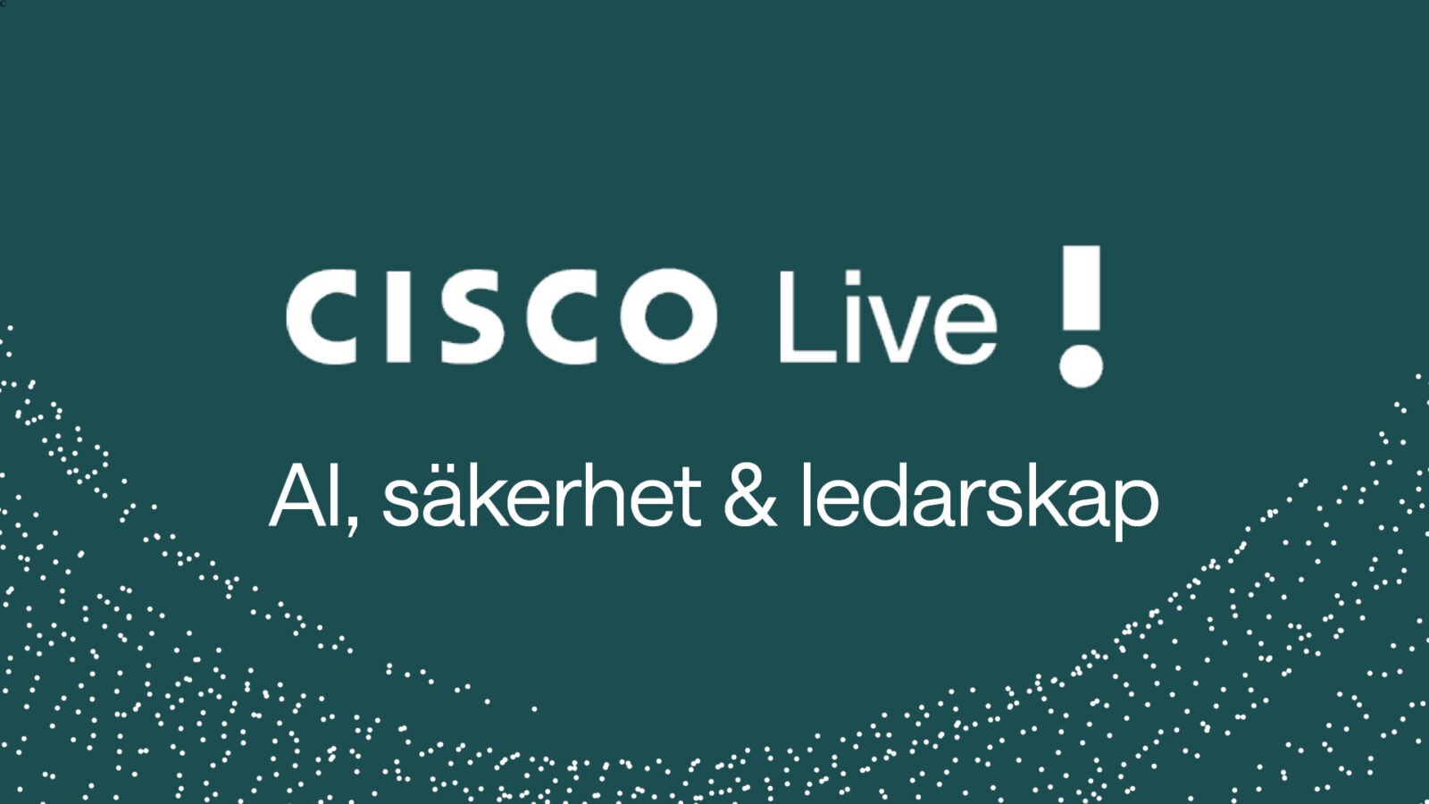 cisco live san diego ai